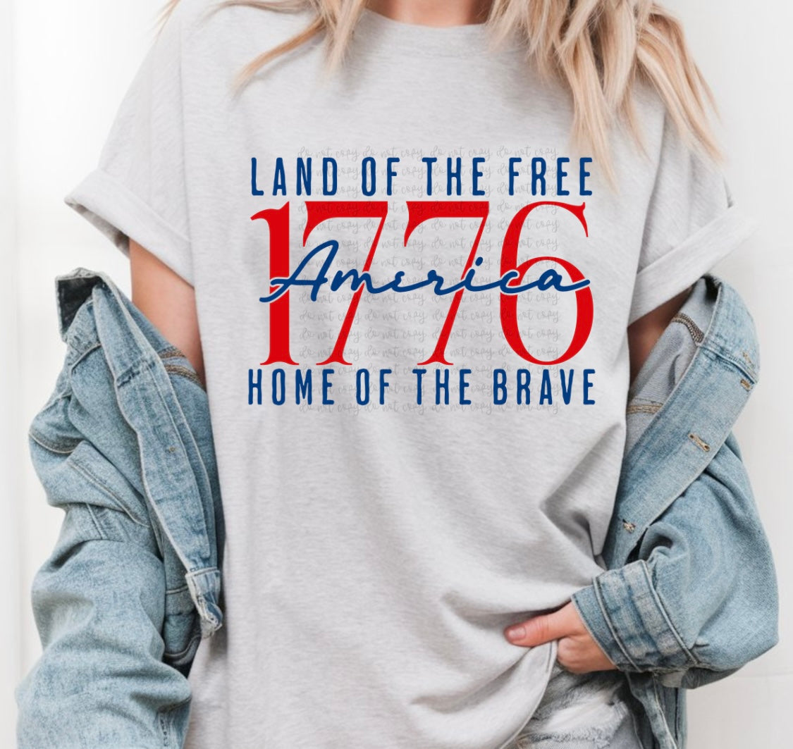 Land of the free home of the brave