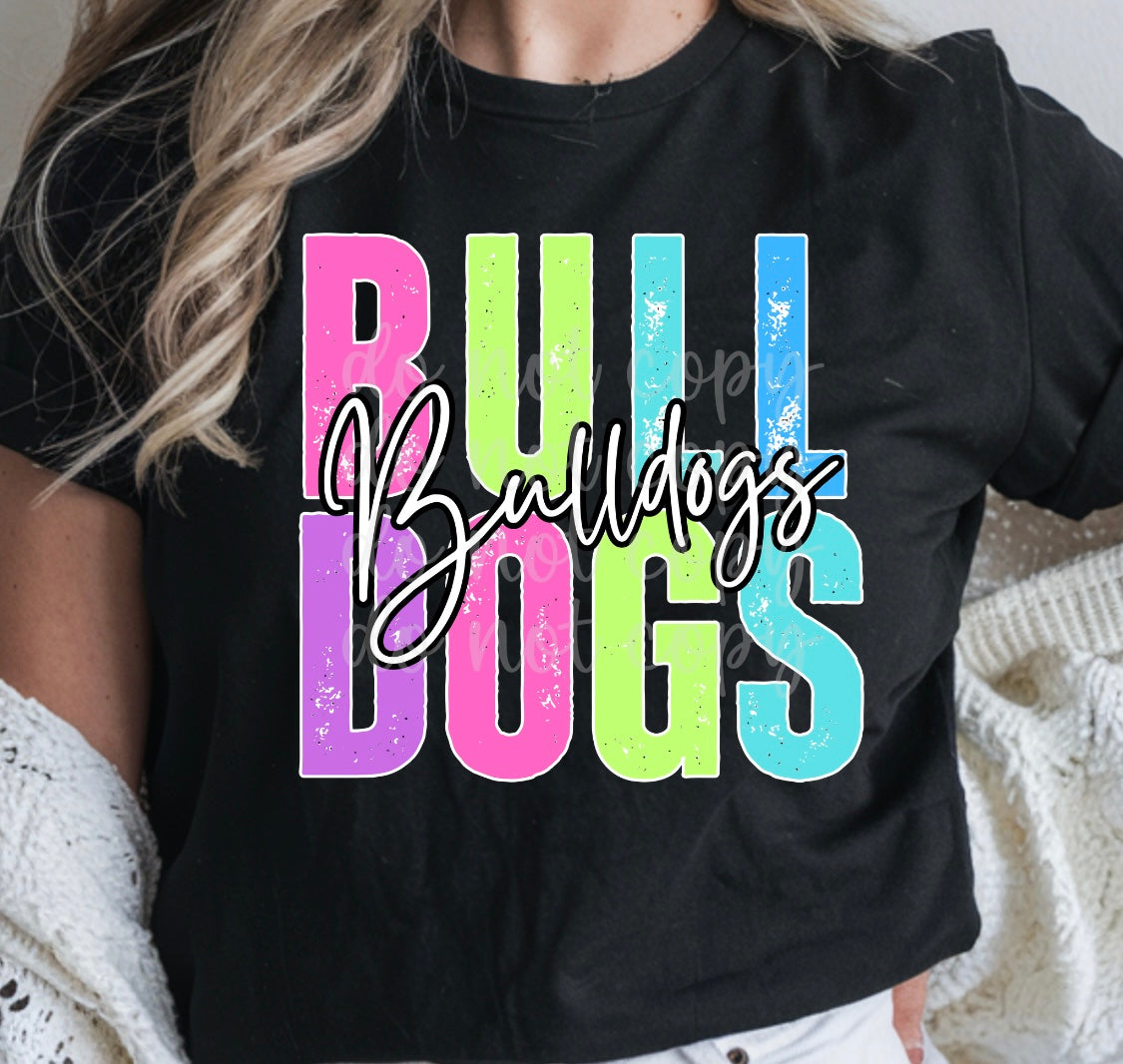 Neon custom school spirit