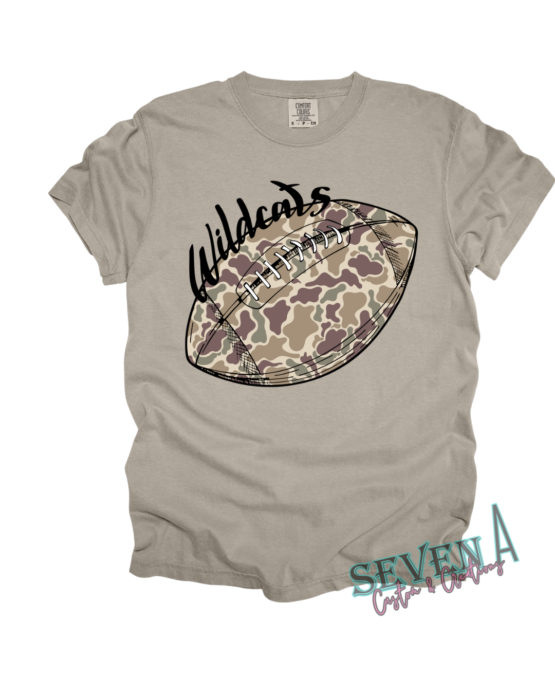 Custom camo football
