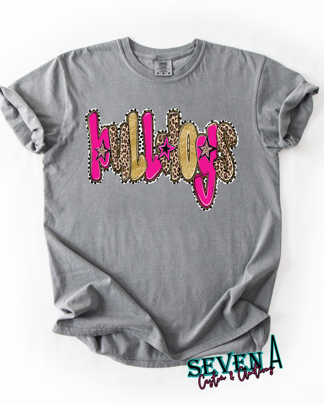 Custom school spirit~leopard and gold