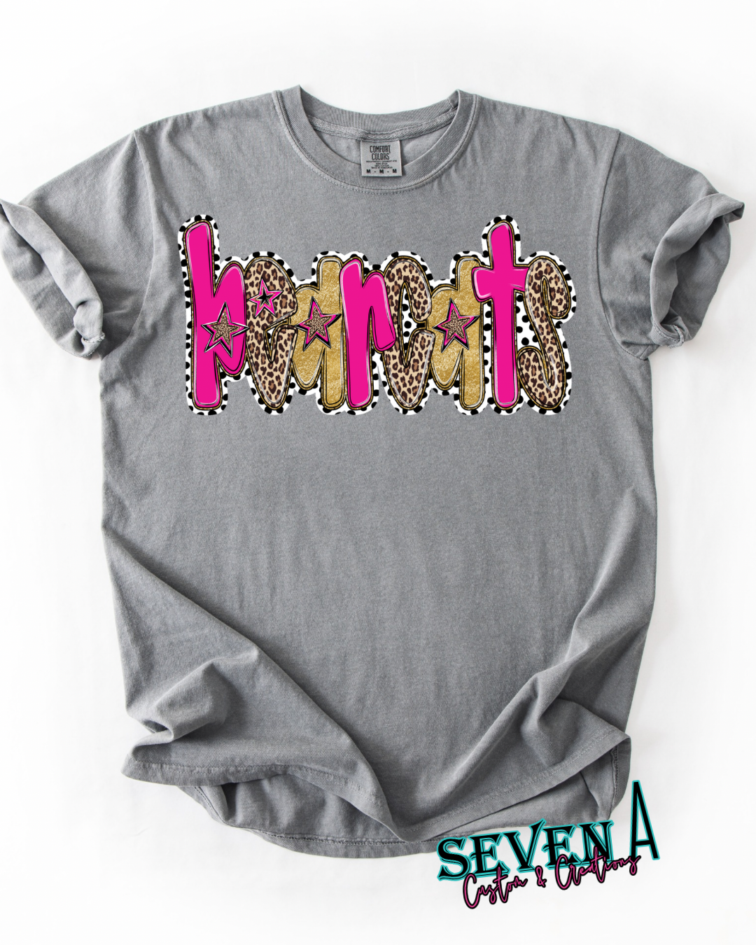 Custom school spirit~leopard and gold