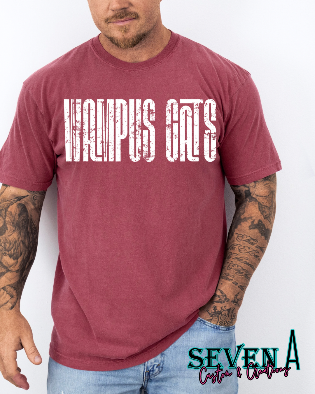 Custom Distressed Word