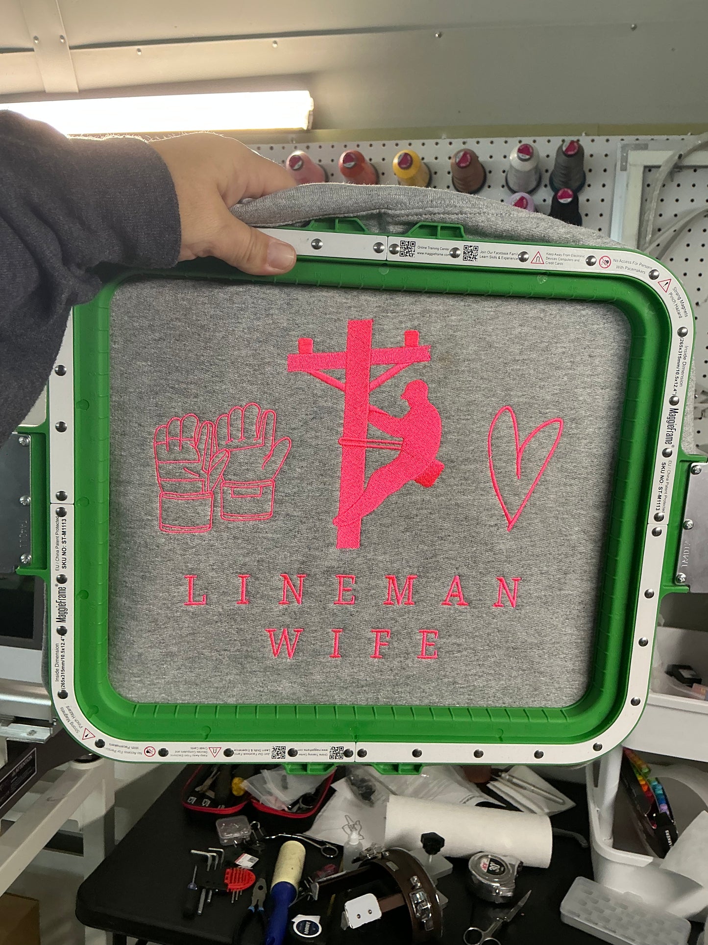 Lineman wife