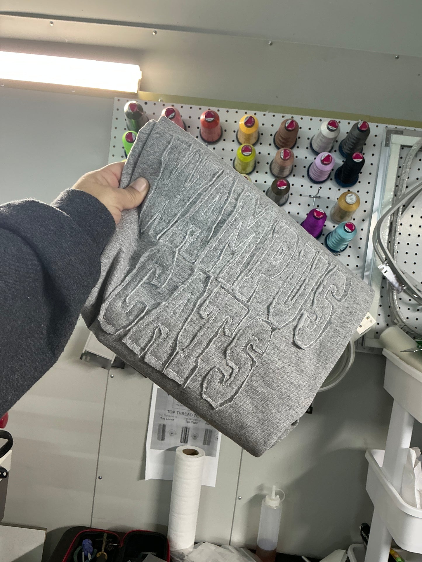 Varsity appliqué sweatshirt