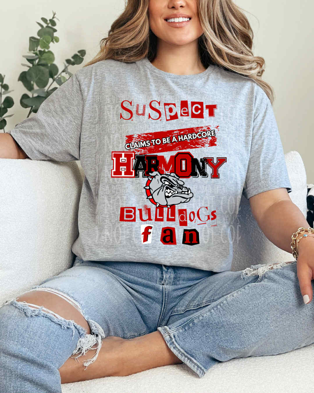 Hardcore Bulldogs Fan DTF Transfer