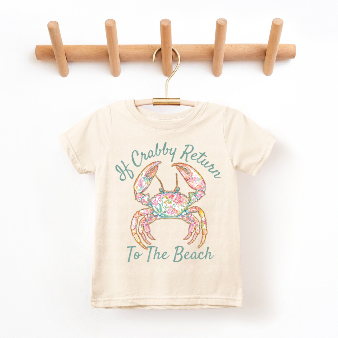 If crabby return back to the beach