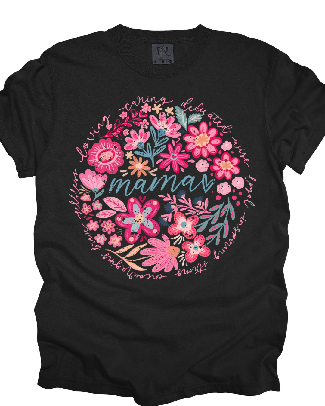 Boho floral Mama~light distressed