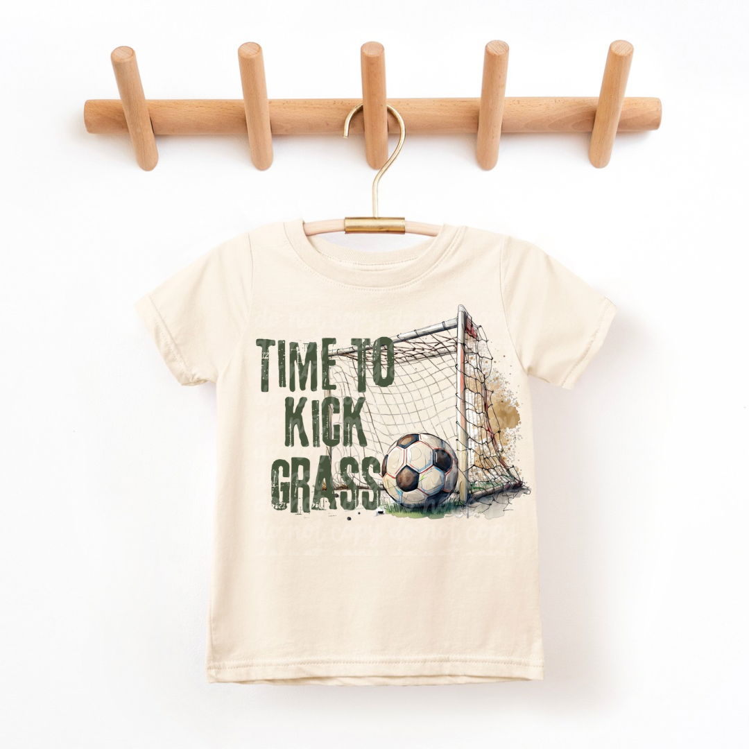 Time to Kick grass