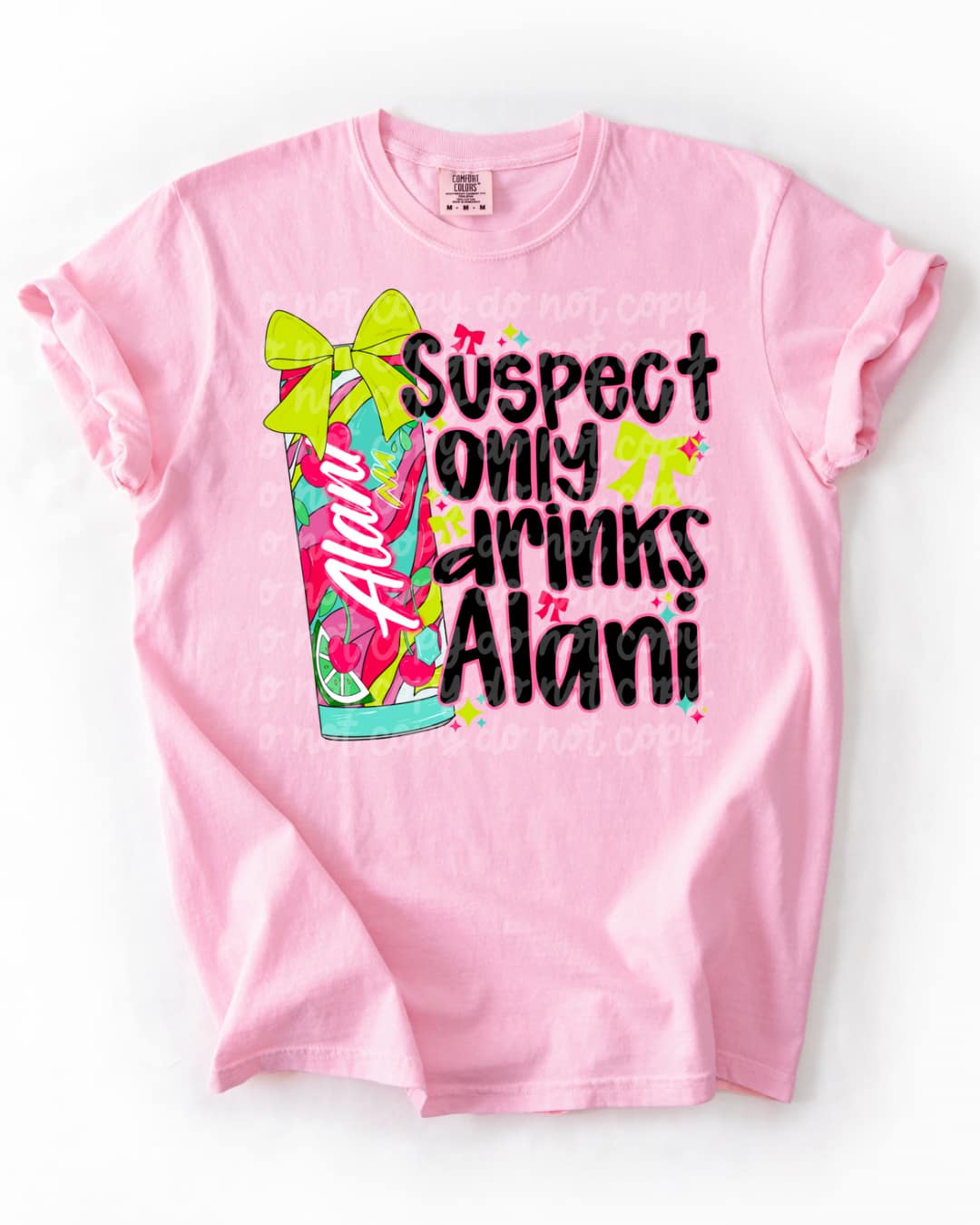 Suspect Only drinks Alani
