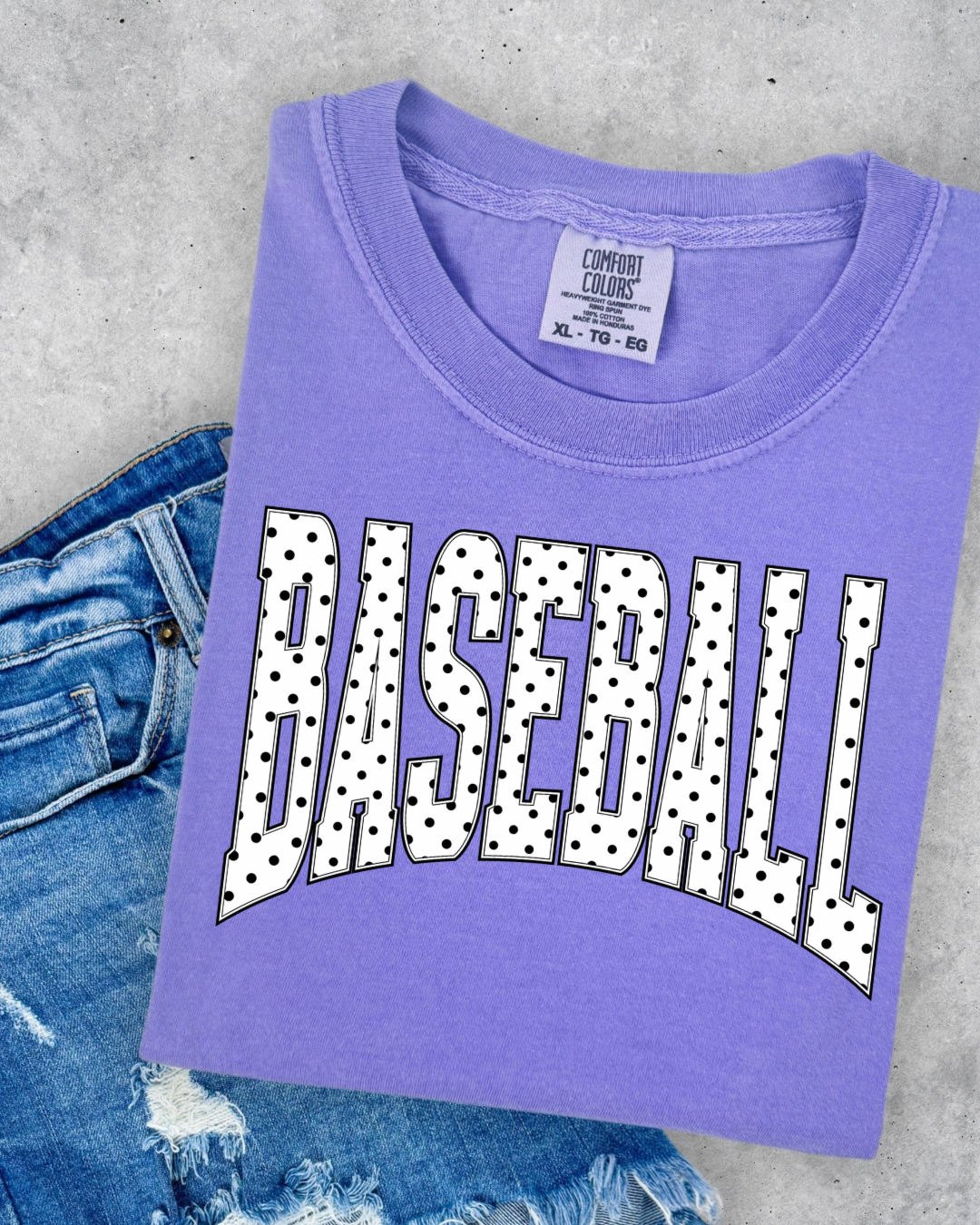 Baseball-polka dot