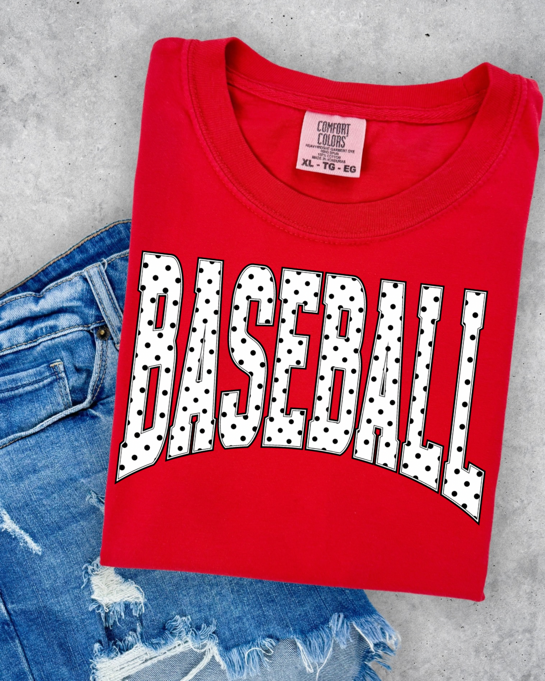 Baseball-polka dot