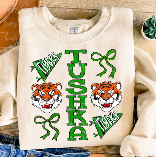 Tushka Tiger coquette retro