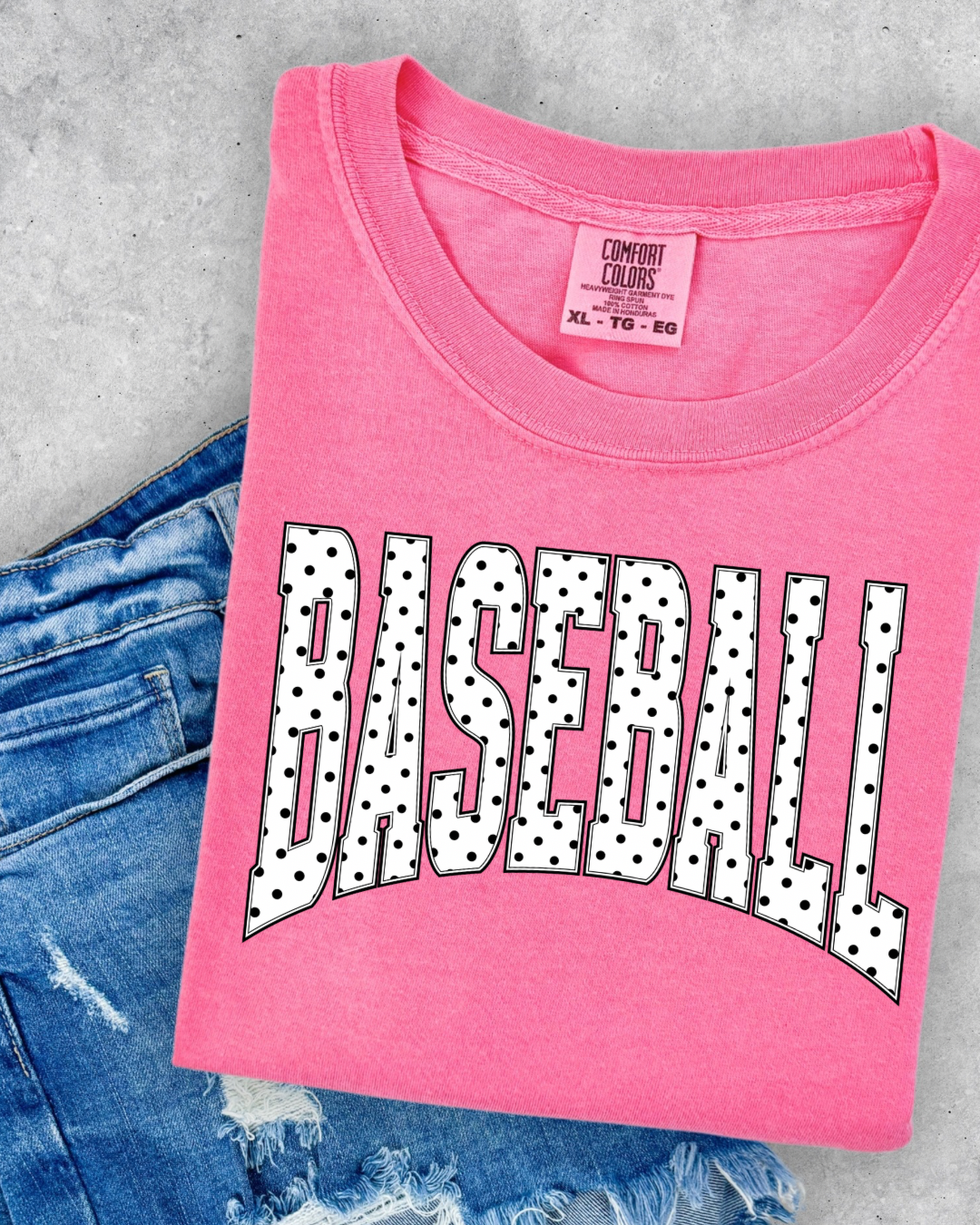 Baseball-polka dot