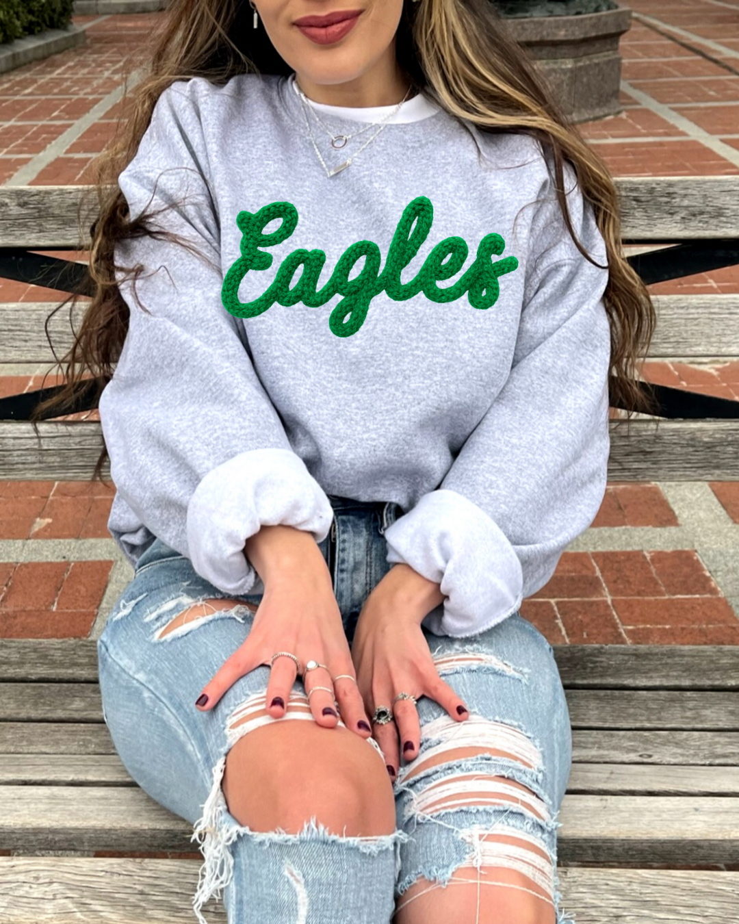 School spirit Faux yarn chenille