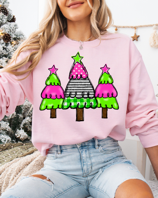 Pink Christmas Trees