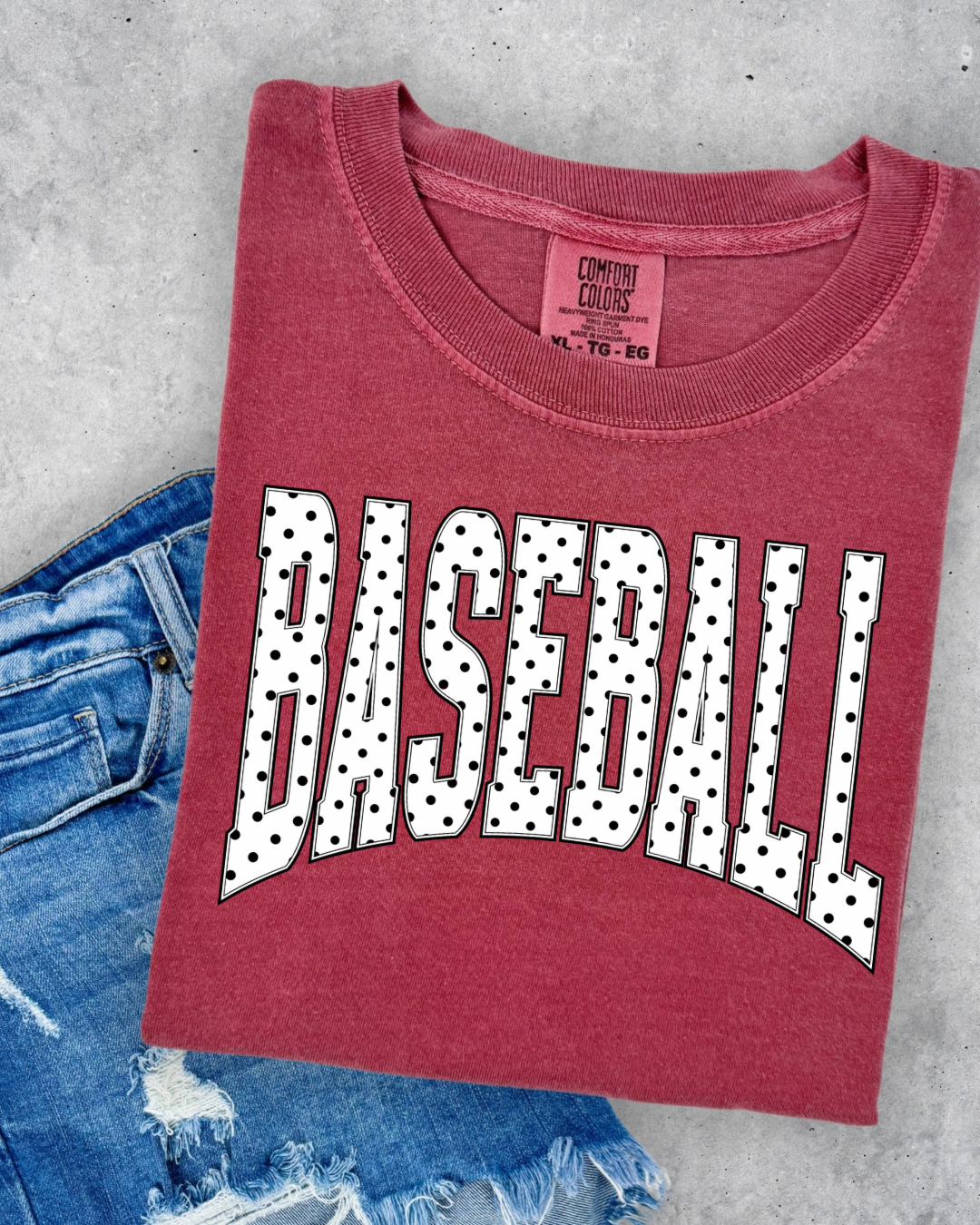 Baseball-polka dot