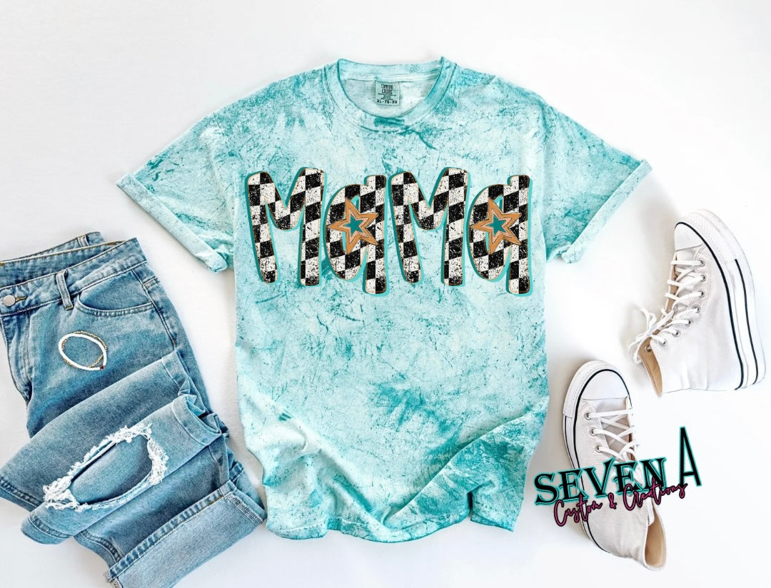 Retro checkered mama
