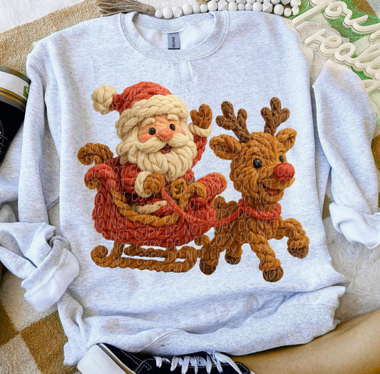 Santa Faux yarn
