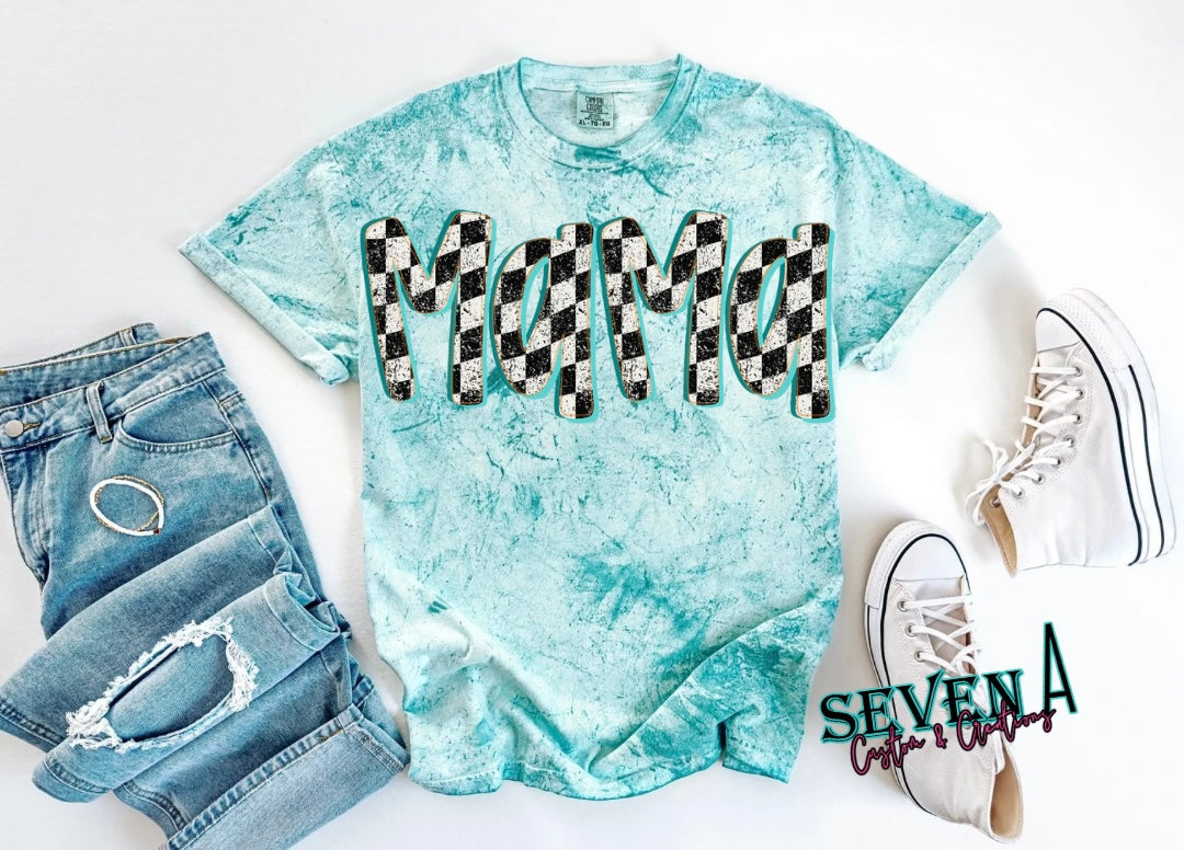 Retro checkered mama