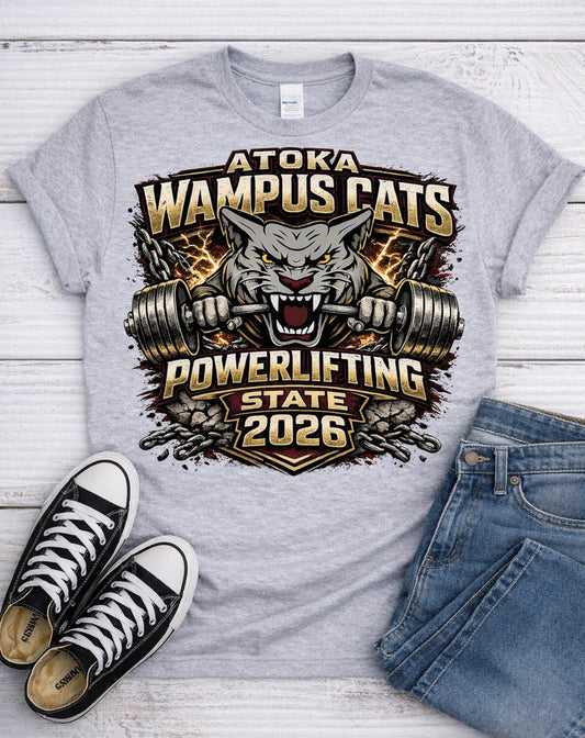 Atoka Wampus Cats Powerlifting State
