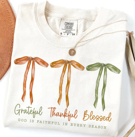Grateful Thankful Blessed