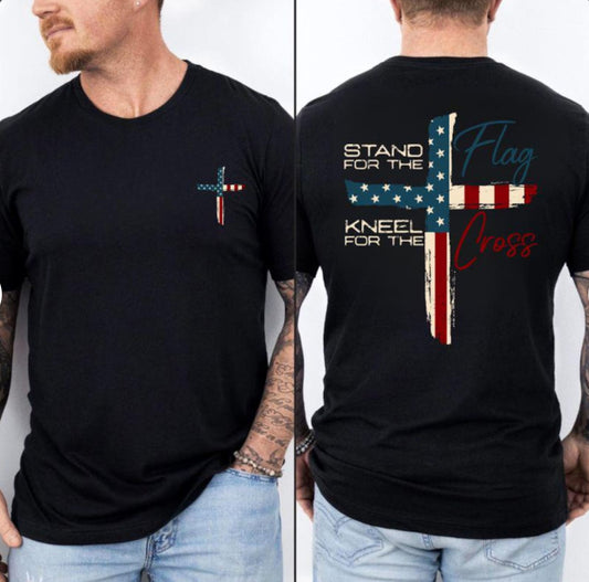 Stand for the flag Kneel for the cross