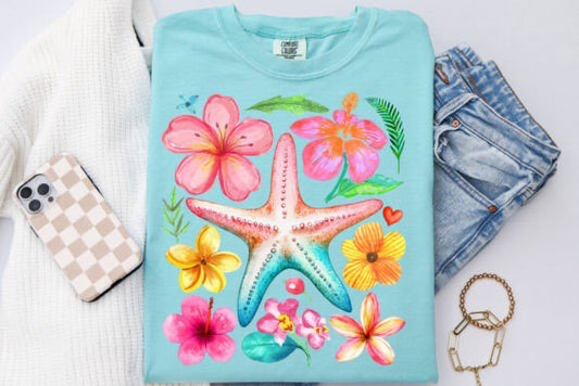 Floral Summer Starfish