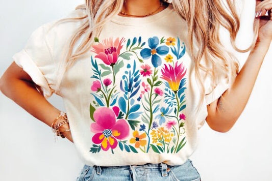Boho Floral Summer Wildflowers