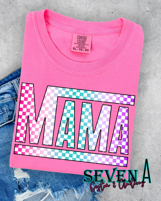 Retro checkered mama