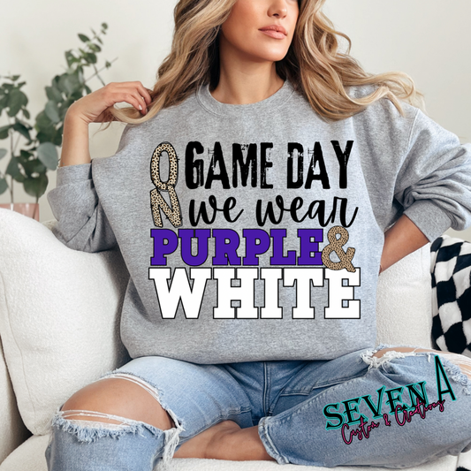 On Game Day we wear purple