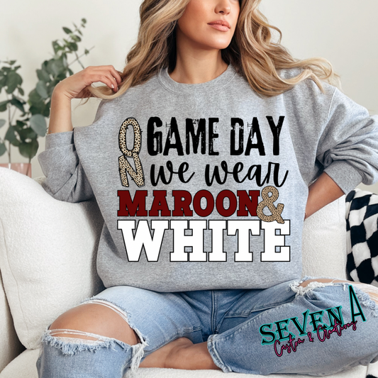 On Game Day we wear maroon