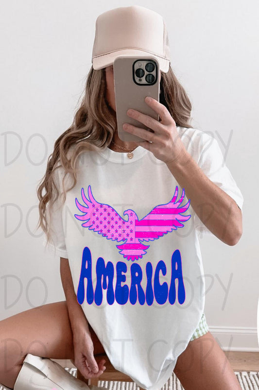 Retro Pink American Eagle