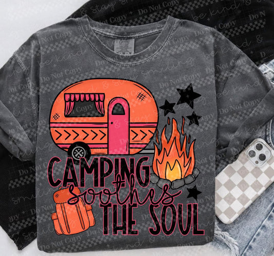 Camping soothes the soul