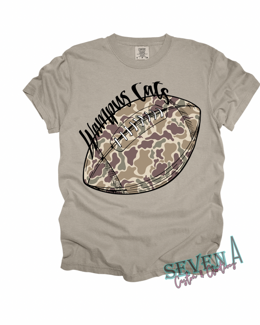 Custom camo football