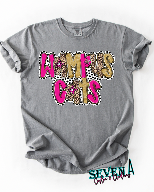 Custom school spirit~leopard and gold