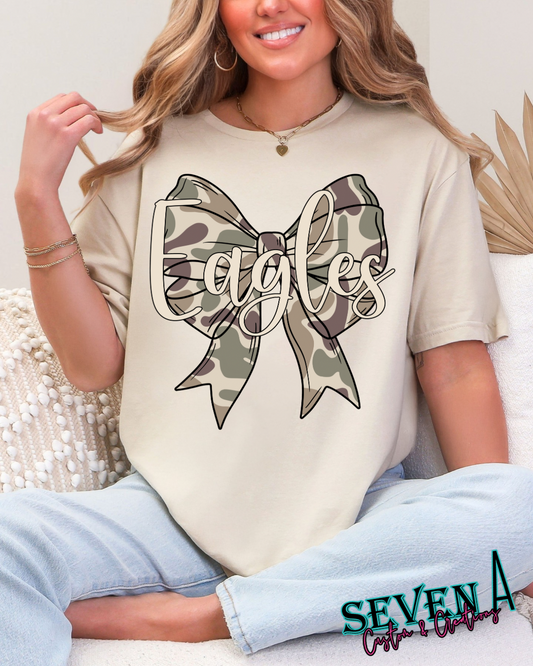 Coquette Camo Bow