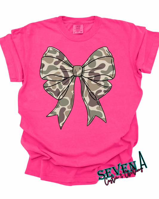 Camo Coquette Bow
