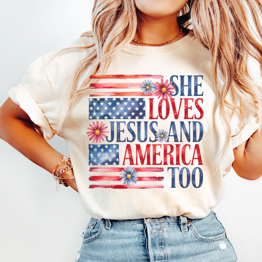 She Loves Jesus and America Too