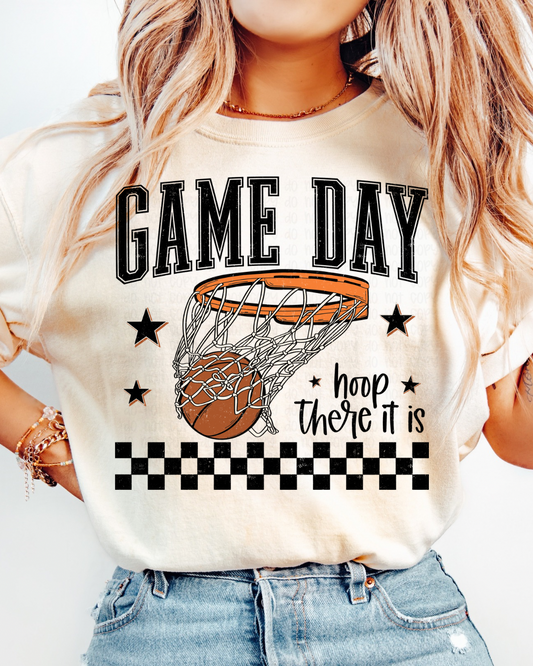 Game Day hoop there it is