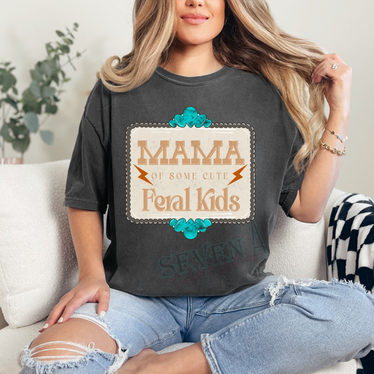 Mamas some cute feral kids