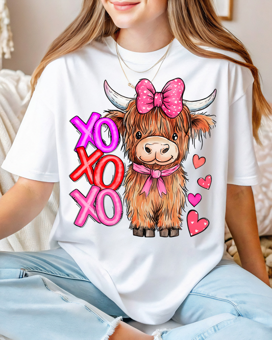 Xoxo highland cow