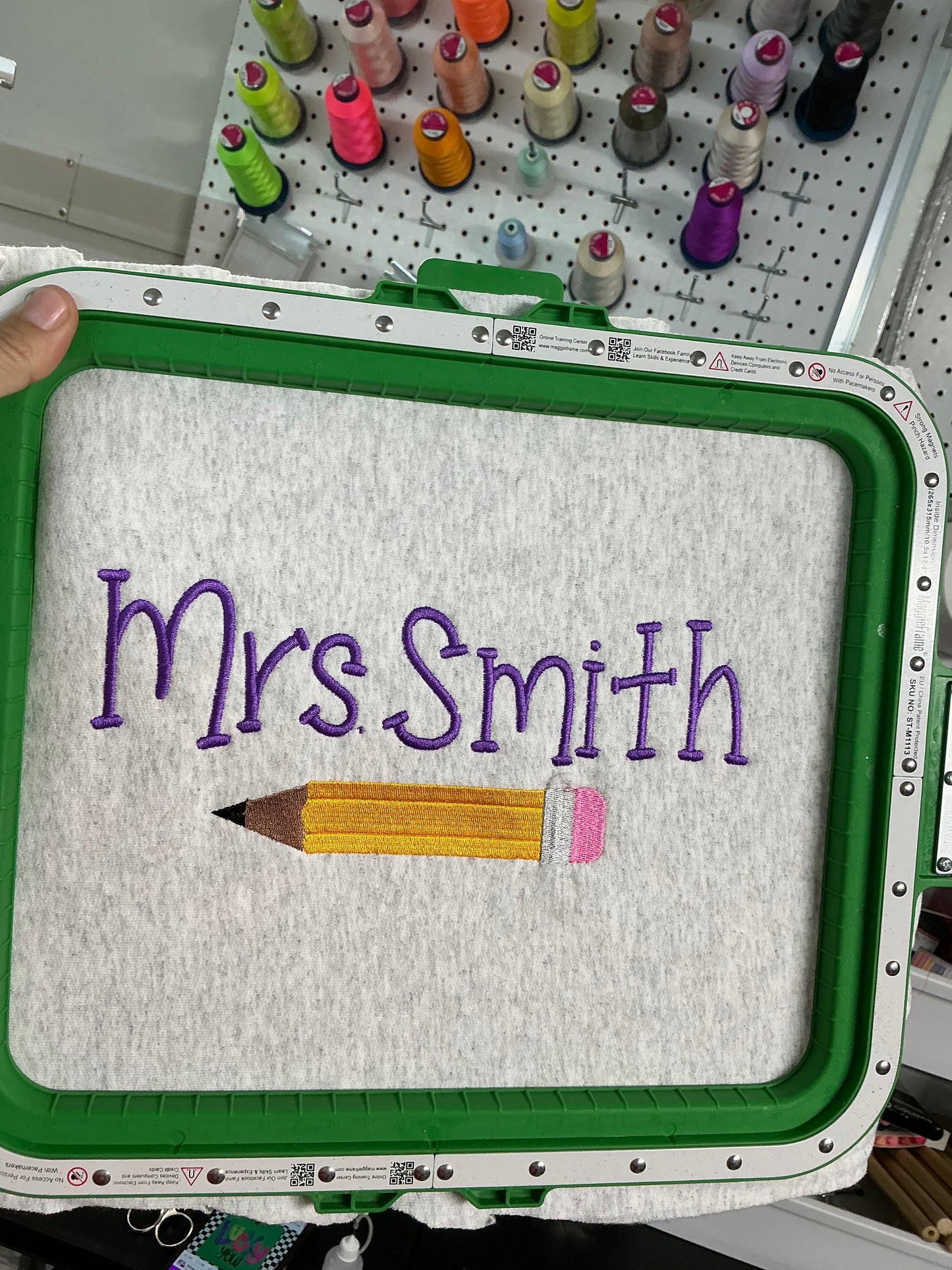 Custom Teacher pencil