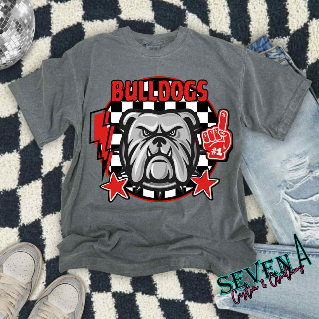 Retro Checker Mascots