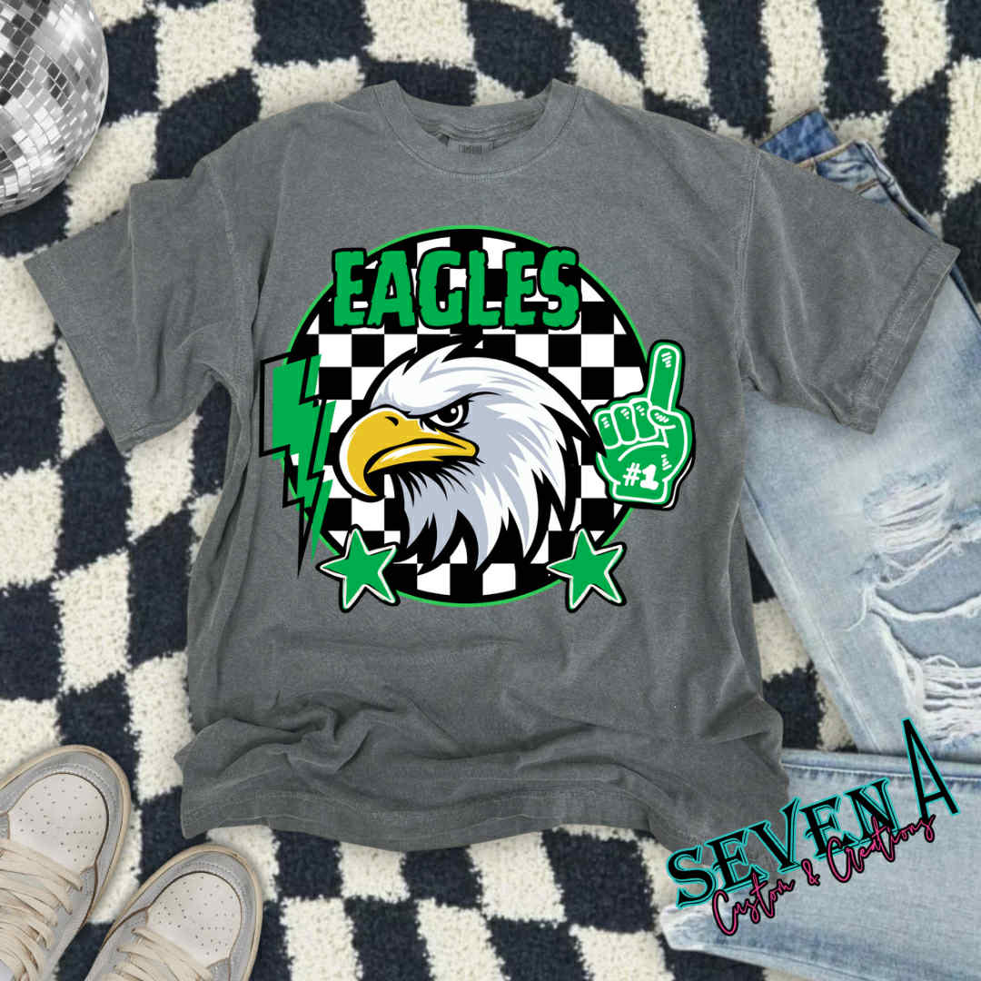 Retro Checker Mascots