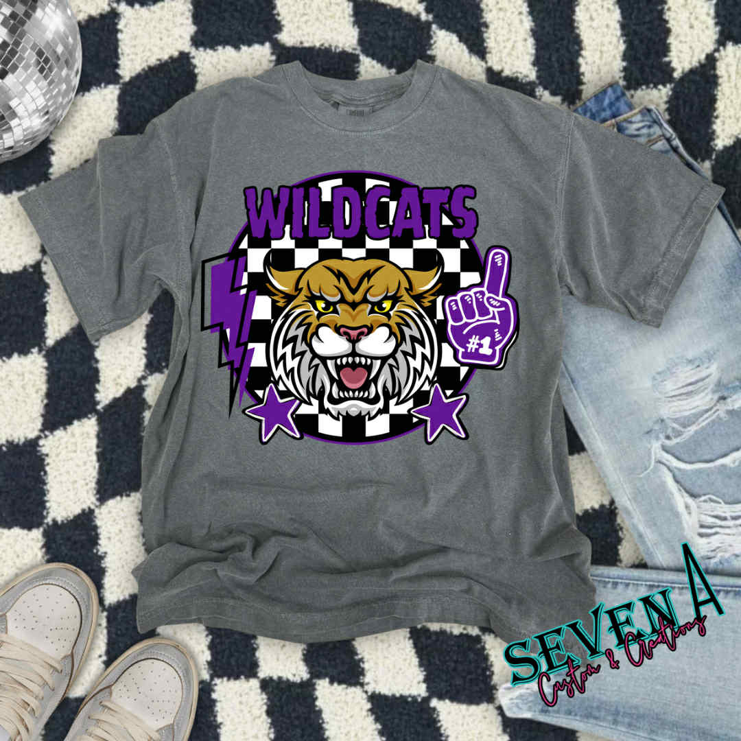 Retro Checker Mascots