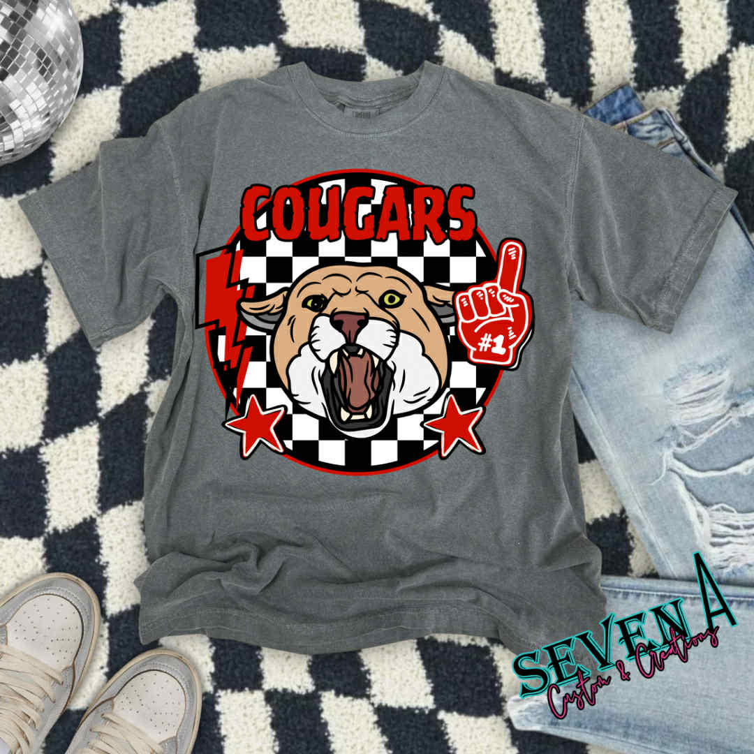 Retro Checker Mascots