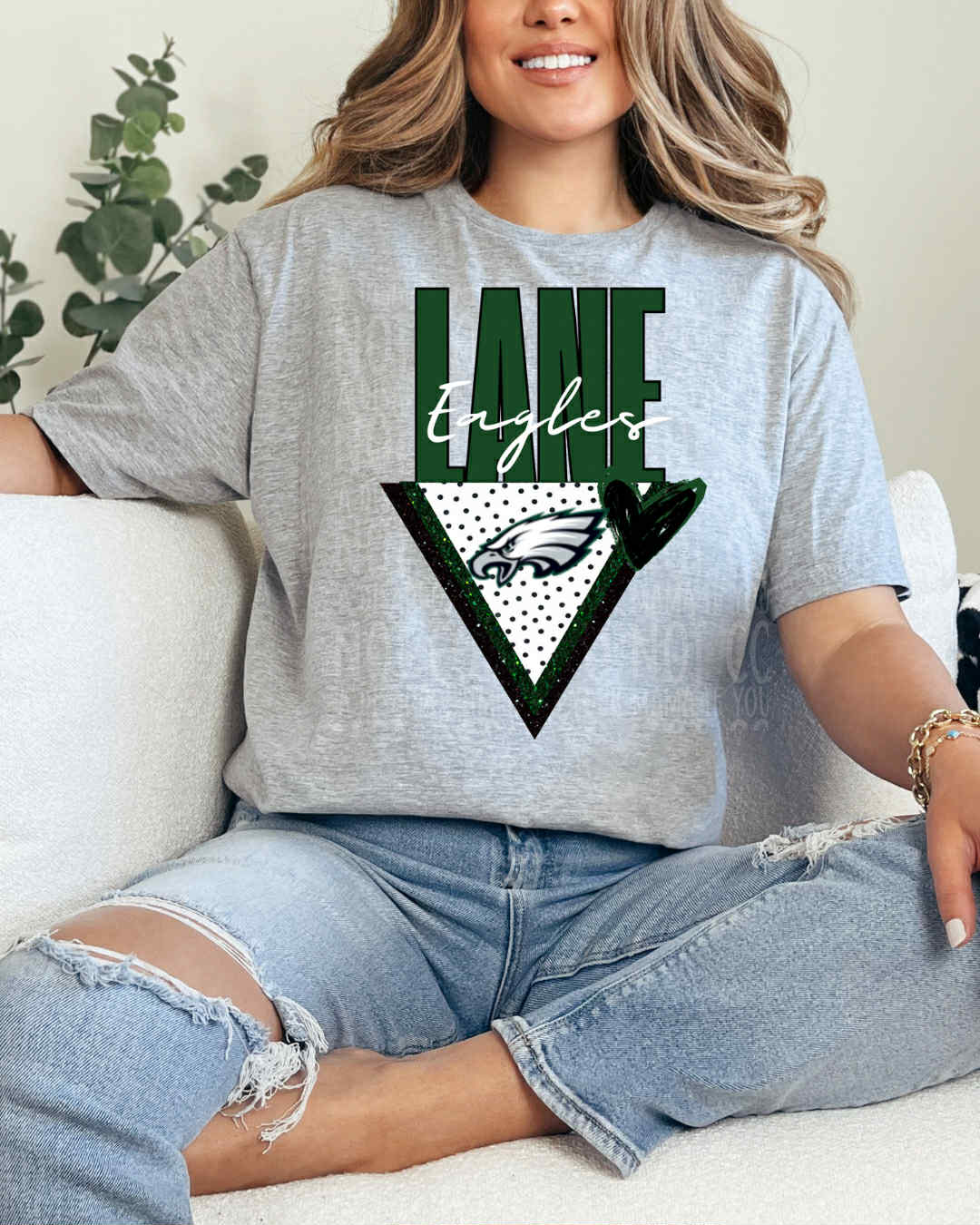 Polka Dot Lane Eagles DTF Transfer