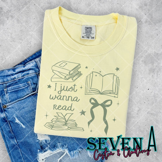 I Just Wanna Read - Green