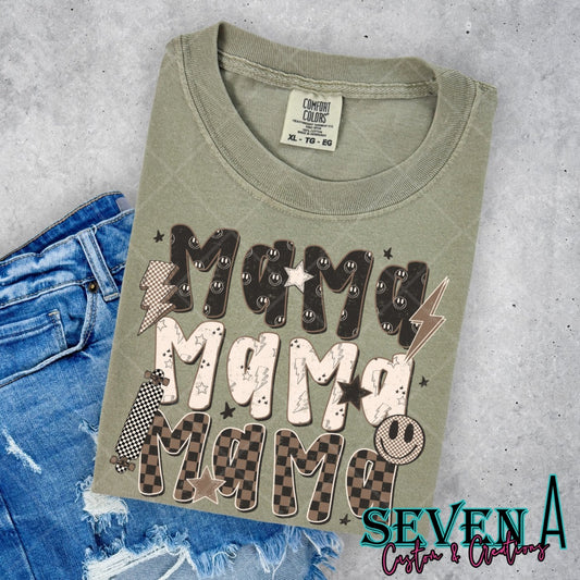 Retro Mama Stacked