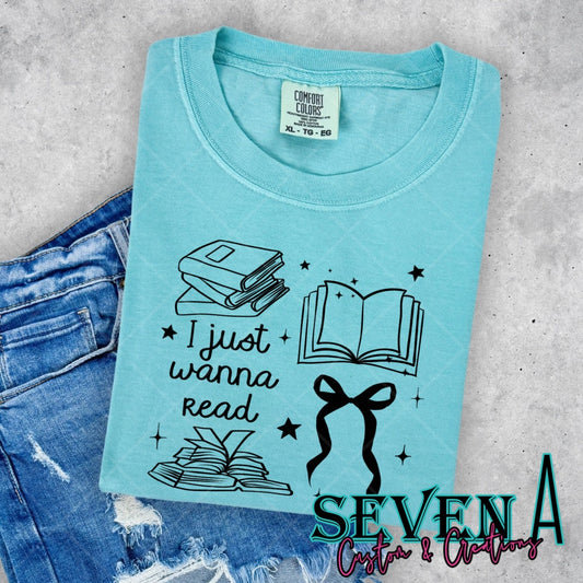 I Just Wanna Read - Black